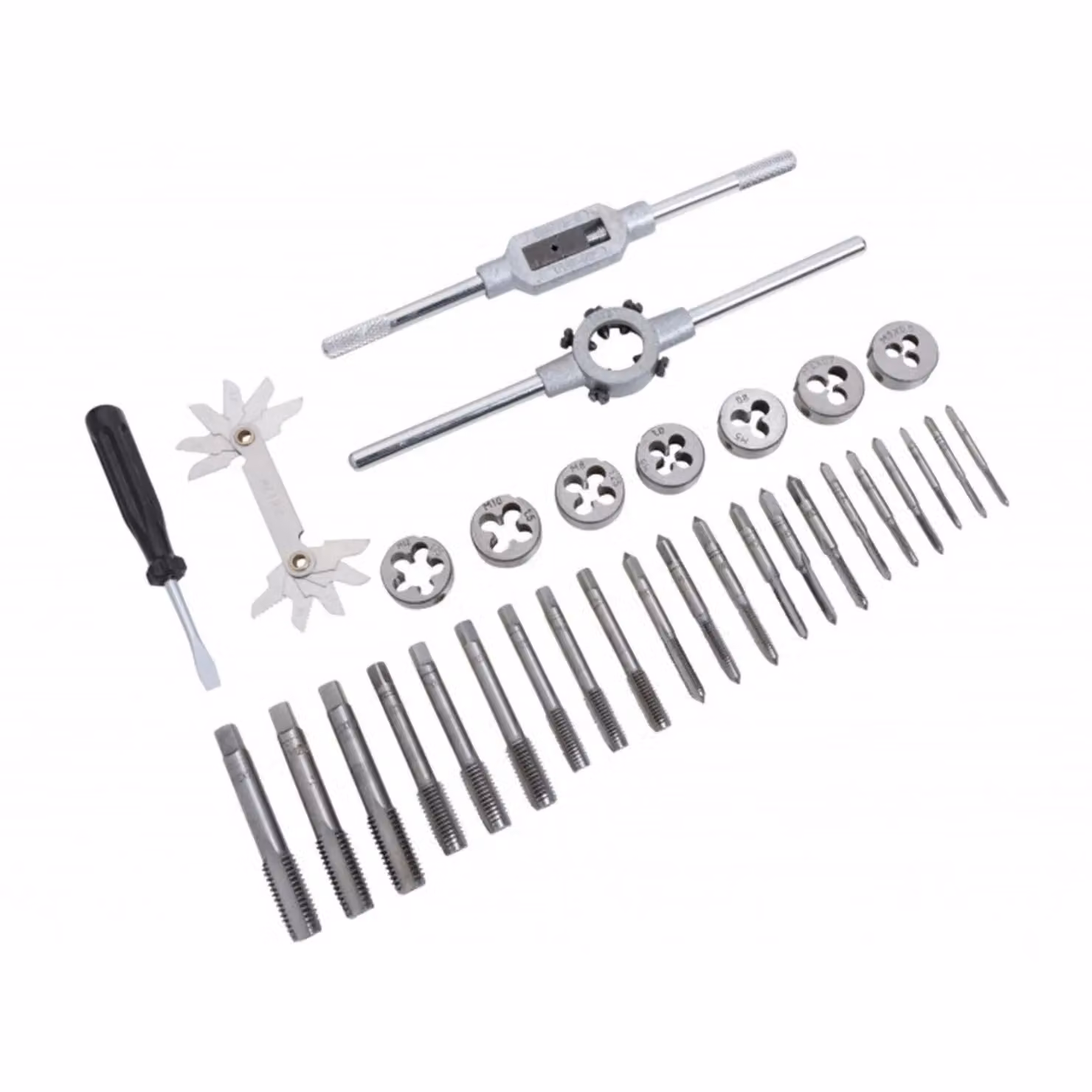 Bluespot Tools 32 Piece Metric Tap and Die Set in Stainless Steel, Multicolour – 2