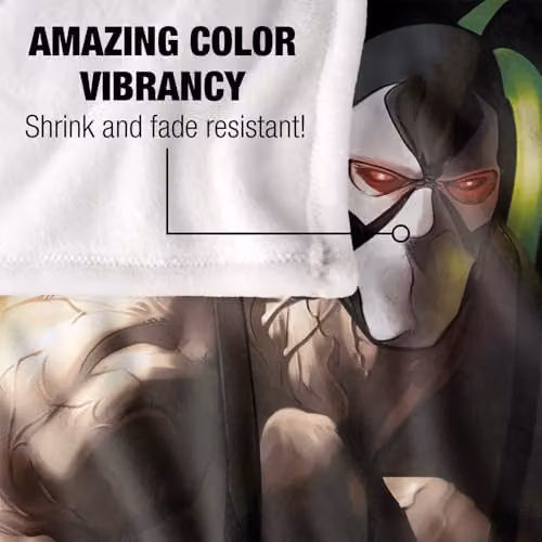 Warner Bros. Batman Bane Super Soft Fleece Throw Blanket, Multicolour, W: 91 cm, D: 147 cm – 3