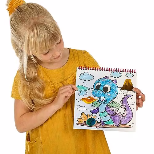 SES Creative 00115 Metallic 3 in 1 Activity Book with Mosaic Gluing in Multicolour, Red and Blue – 3
