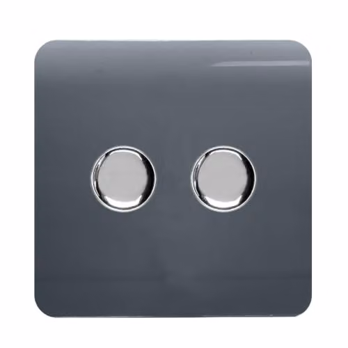 Trendi Modern LED Dimmer Switch, Grey