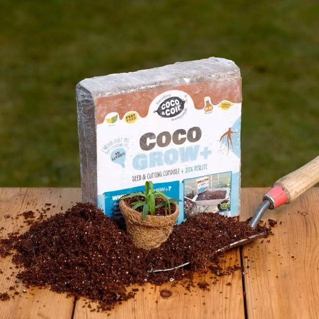 Marshalls Garden Coco Coir and Perlite Potting Soil, 15.0 l, Brown
