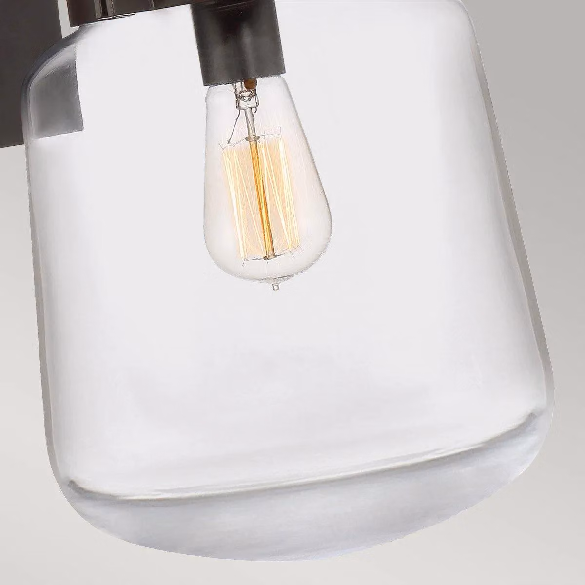 Quoizel Lasalle Outdoor Wall Lantern in Western Bronze and Brown with Transparent Glass, IP44 Rated – 3