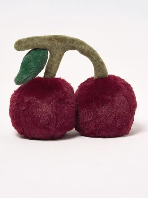 Homescapes Soft Cherry Door Stop in Red