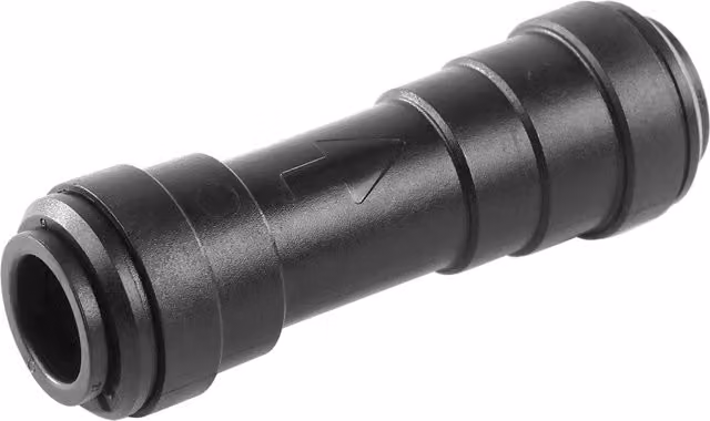 John Guest 12mm Push Fit Check Valve in Black