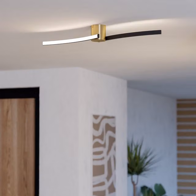 Eglo Aieta Minimalist Black Ceiling Light