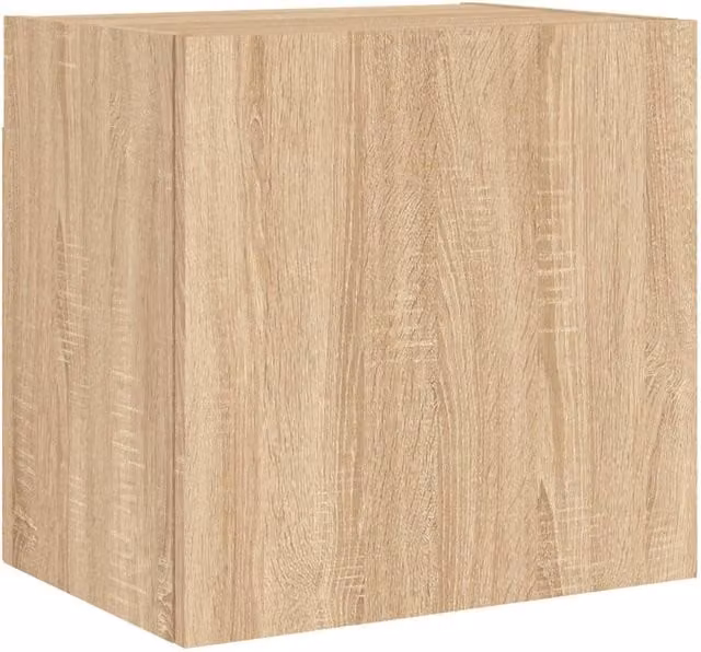 Berkfield Home Wall Mounted TV Cabinet in Sonoma Oak, Beige, W/D/H: 40.5 x 30 x 40 cm