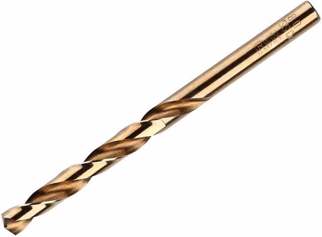 Irwin HSS Cobalt Twist Drill Bits in Gold and Multicolour