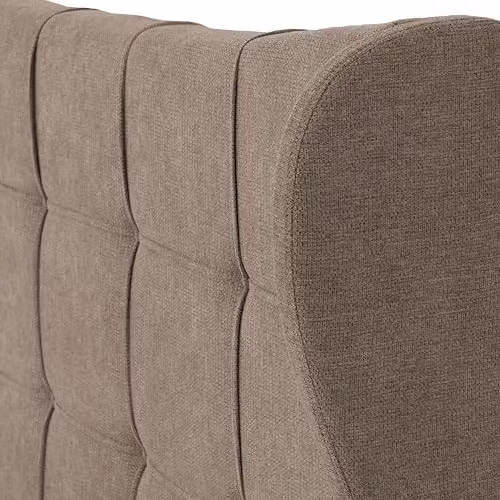Seconique Verona Modern Upholstered King Size Bed with Lift Up Base in Brown Fabric, H 221.0 x W 152.4 x D 200 cm – 4