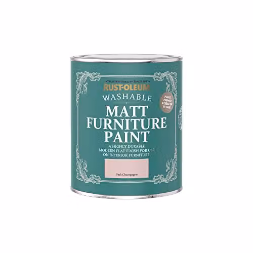 Rust-Oleum Matt Furniture and Skirting Board Paint, Pink Champagne, 750ml – 3
