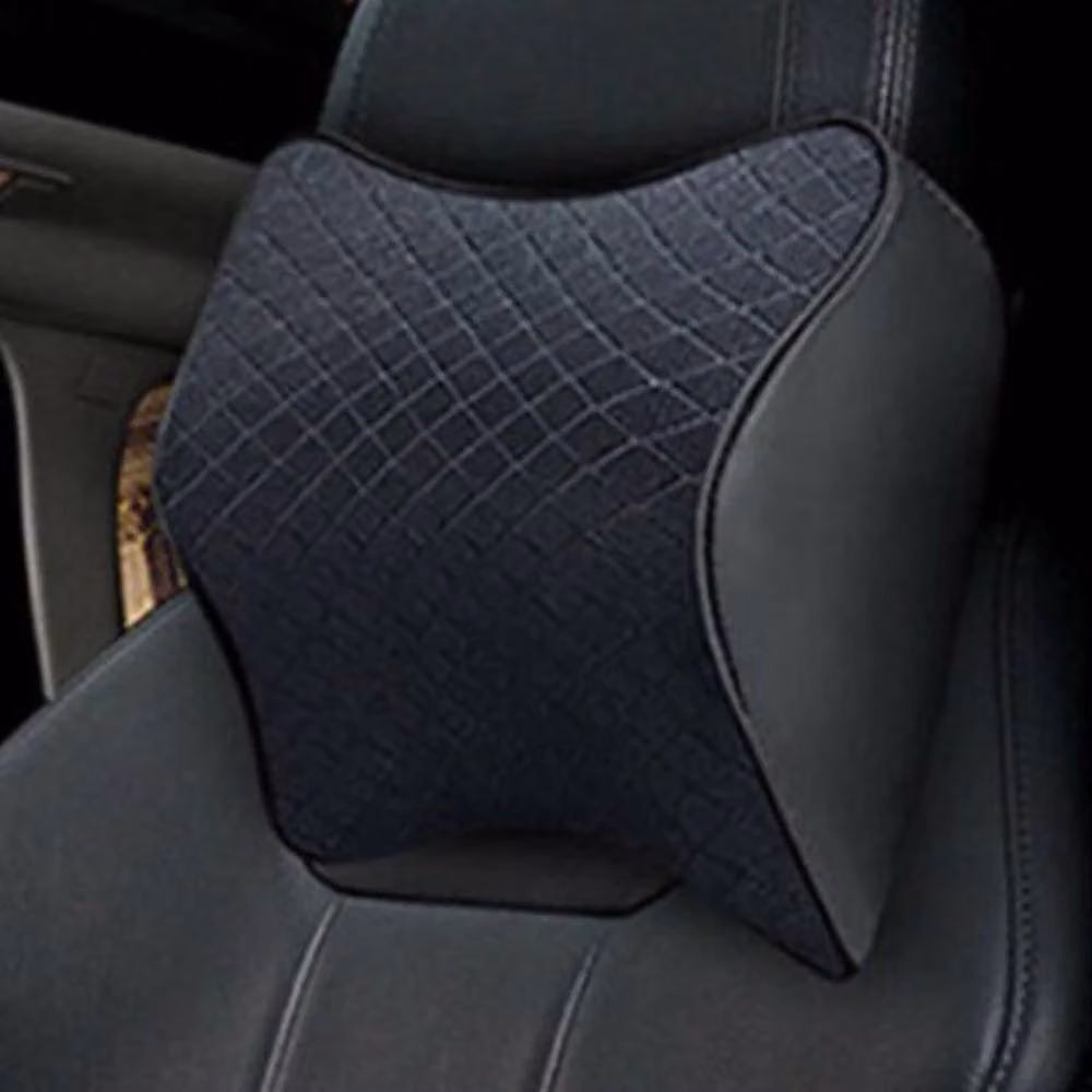 Kelvenix 2-Piece Ergonomic Auto Car Headrest Pillows in Black – 3