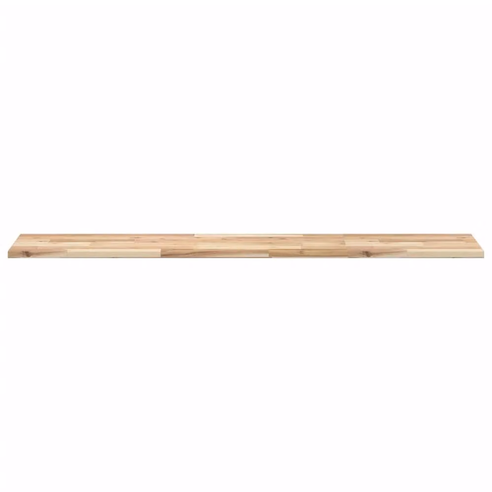 Berkfield Home Rectangular Solid Wood Acacia Table Top, Brown, W/D/H: 120 x 30 x 2 cm – 2