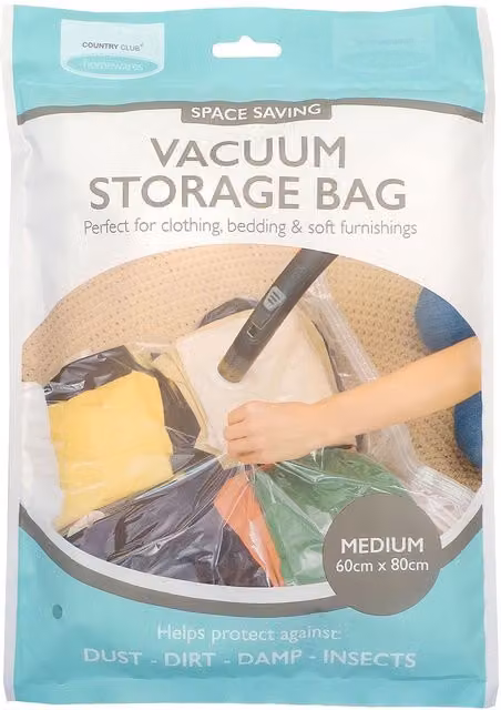 H&L Reusable Vacuum Bag in Transparent
