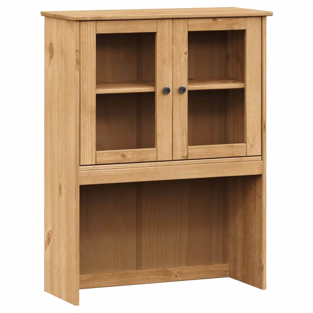Berkfield Home Beautiful VIGO Dresser Top in Brown Waxed Solid Pine, W/D/H: 78 x 30 x 100 cm – 1