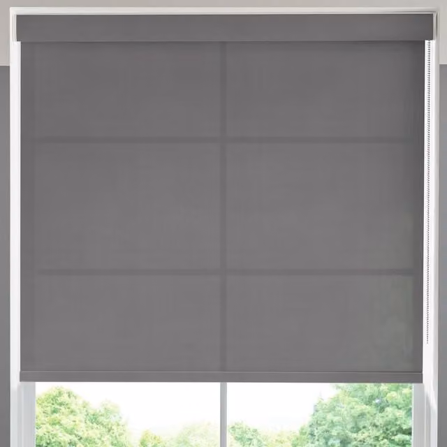 Terrys Olympus Translucent Made to Measure Roller Blind in Grey Fog