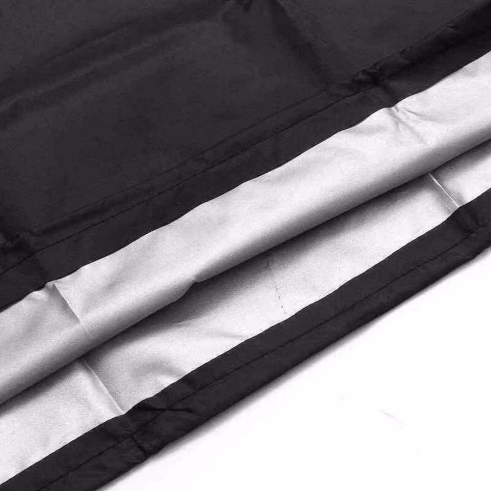 FLAVORA Waterproof 4 Seat Garden Bench Cover in Black, W/D/H: 190 x 66 x 89 cm – 2