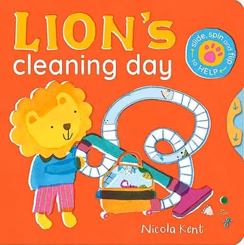 Little Tiger Lion's Cleaning Day Busy Chores for Little Paws Multicolour Paper Activity Set