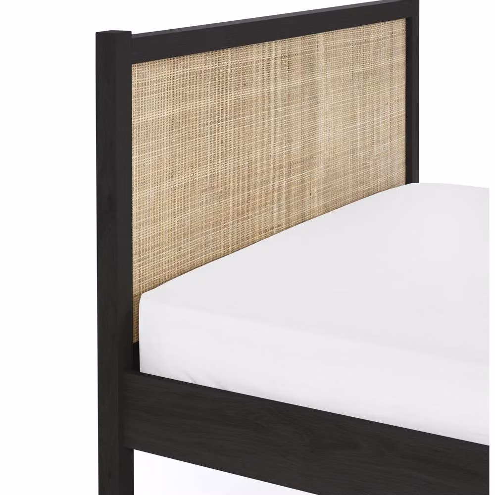 Cheshire Zinc Rattan Bed in Black, King Size (150 x 200 cm) – 3