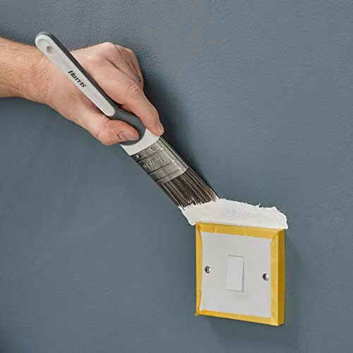 Harris Seriously Good Walls and Ceilings Synthetic Paint Brush for Water Based Paints, 1.5in – 2