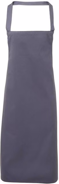 Premier Cotton Bib Apron in Grey – 1