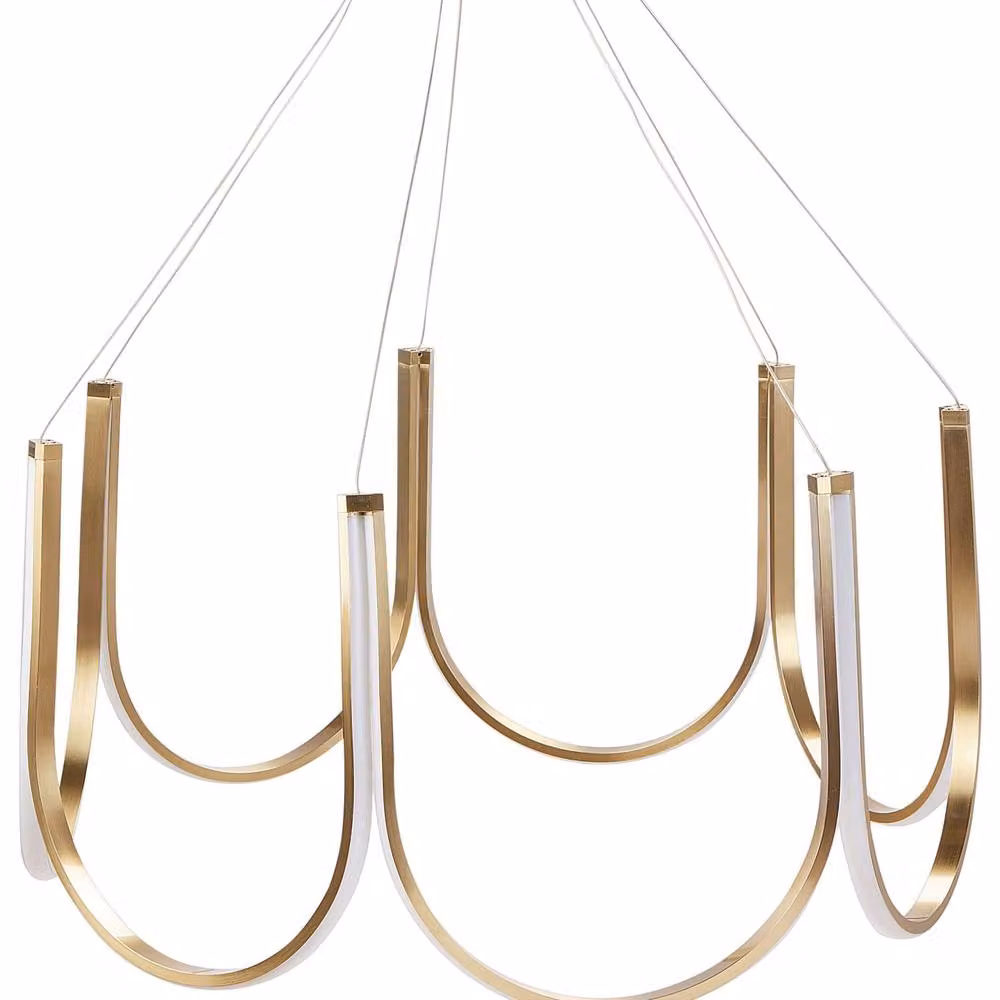 Wyld and Coco Gold Aluminium Pendant Chandelier with Integrated Warm White LED – 2
