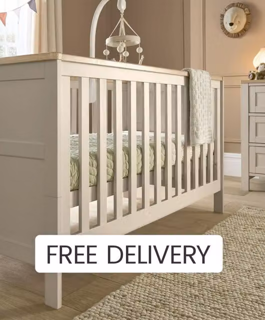 Mamas & Papas Wedmore Cotbed in Cashmere and Oak