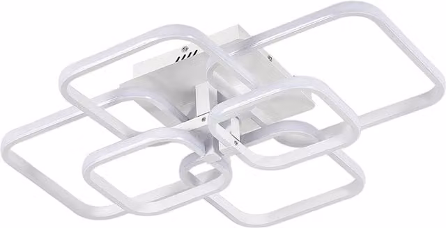 Living Star LED Energy Efficient Semi Flush Ceiling Light in White, 70W