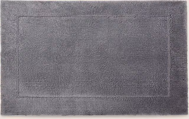M&S Super Soft Quick Dry Extra Large Bath Mat in Silver Grey
