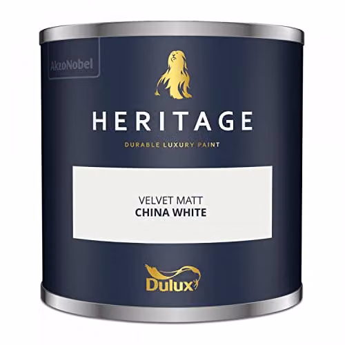Dulux Trade Heritage Velvet Matt Emulsion White, 2.5 l – 3