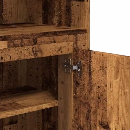 vidaXL Highboard in Old Wood Brown, W/D/H: 60 x 35.5 x 103.5 cm – 4