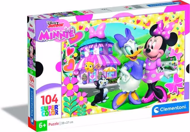 Clementoni Disney Junior Mini Mickey Mouse 104 Piece Jigsaw Puzzle, Multicolour