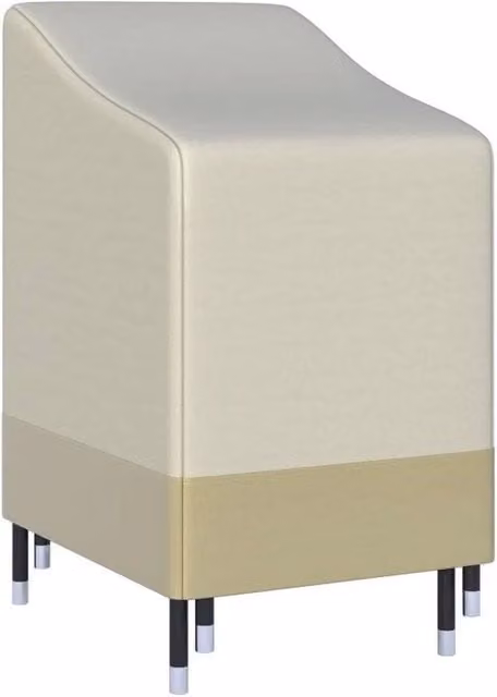 FLAVORA Waterproof Outdoor Furniture Cover in Beige and Brown Polyester