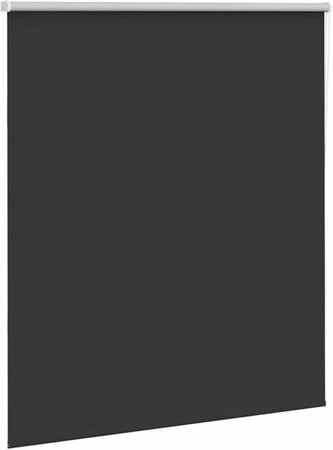 Berkfield Home Blackout Roller Blind, Black Polyester, W: 120 cm x H: 150 cm