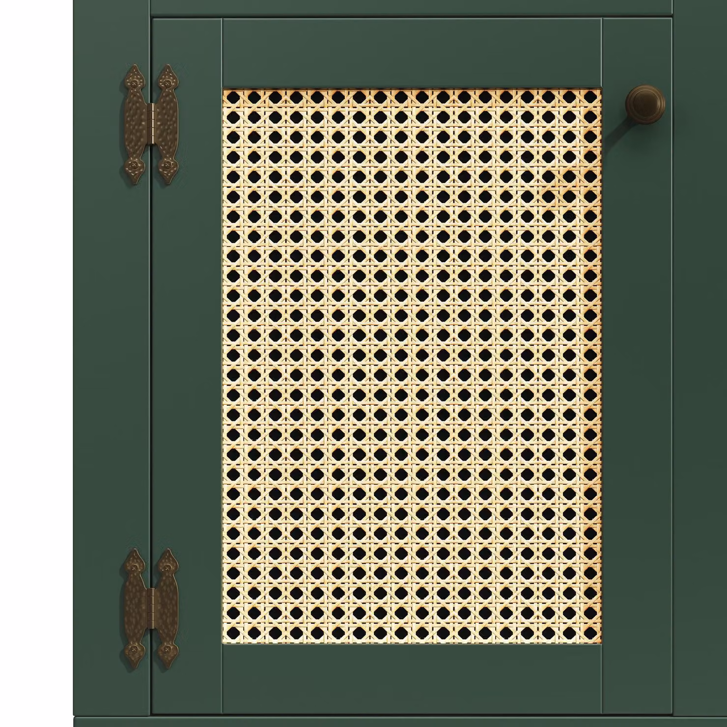 Aosom UK Antique Green Tall Kitchen Storage Cabinet with Colour-Changing Lighting and Adjustable Shelves, H 180 x W 120 x D 40 cm – 8