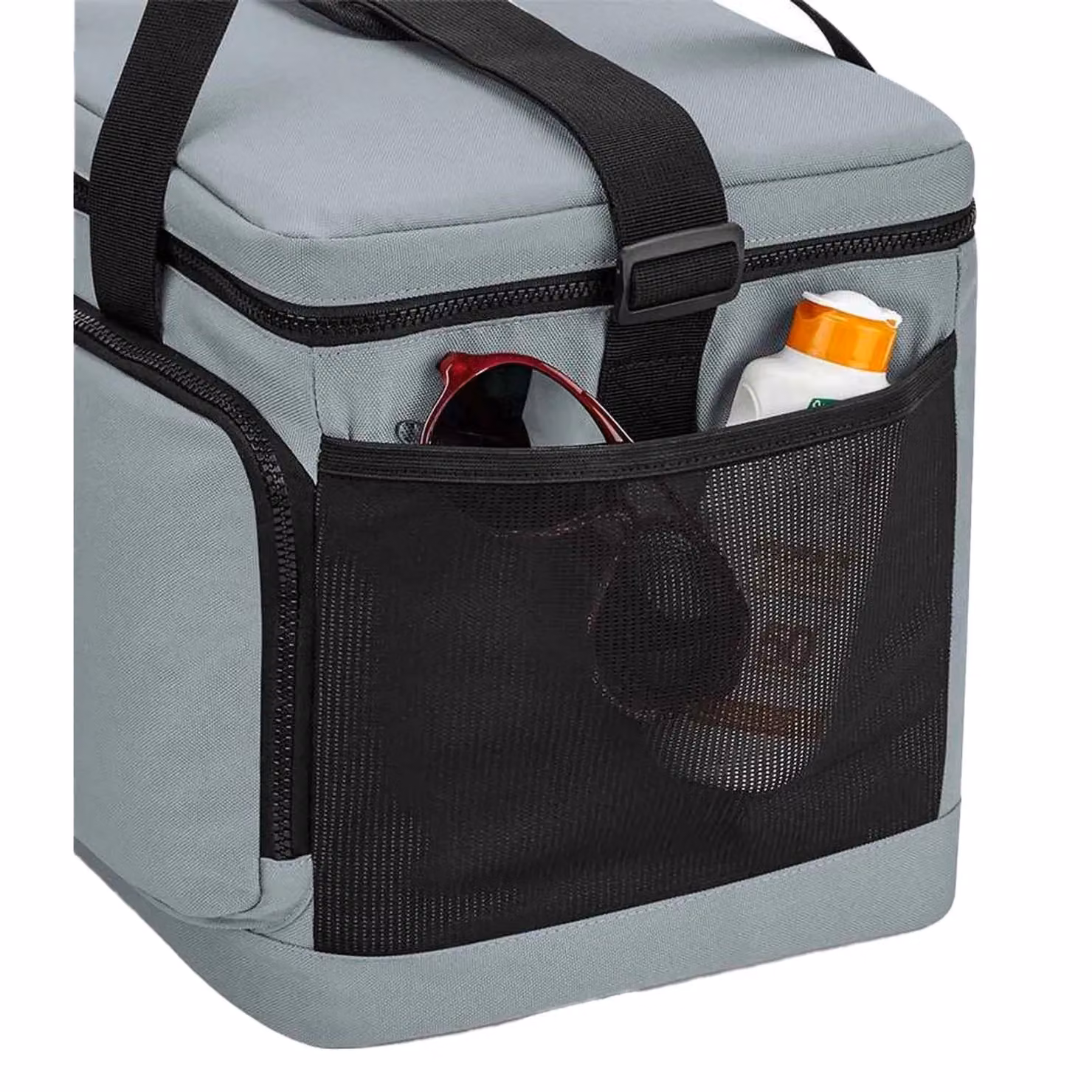 Bagbase Cooler Bag in Grey, W/D/H: 40.0 x 26.0 x 28.0 cm – 3