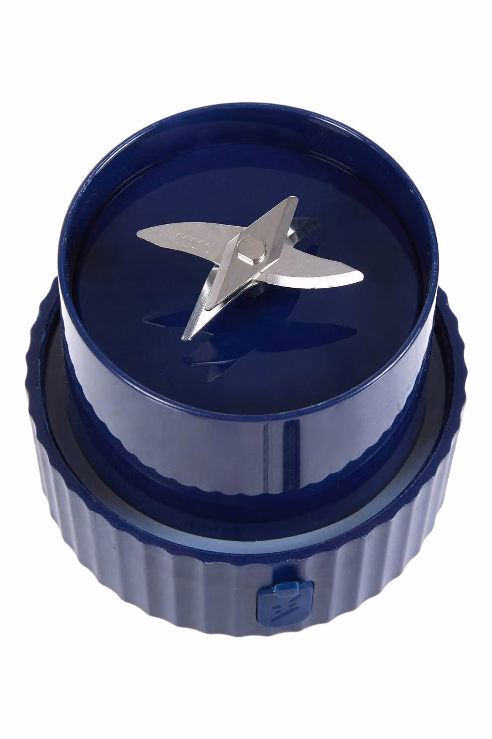 Living and Home Portable Personal Blender with 6-Leaf 304 Stainless Steel Blade, 300ml, Blue – 2