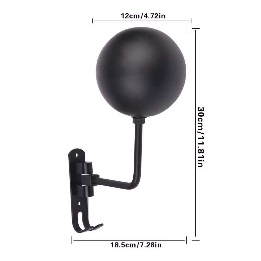 SPETLEK Wall Mount Motorbike Holder Stand, 2 Pieces, Black – 2