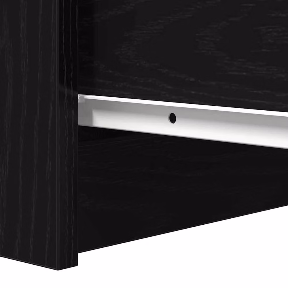 Berkfield Home Modern Black Oak Sideboard, W/D/H: 37.5 x 35 x 76 cm – 6