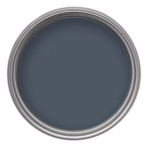 Crown Printworks Matt Emulsion Water Based Paint in Dark Ink Blue, 2.5L – 3