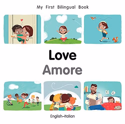 Milet Publishing My First Bilingual Book Love English-Italian Multicolour Paper Book