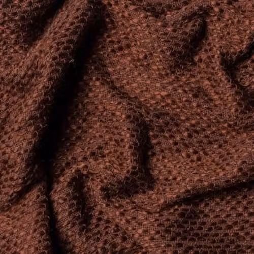 HOEM Morni Woven Fringed Throw in Brown, W/D/H: 130 x 180 cm – 1