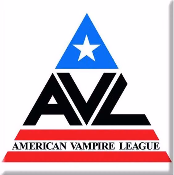 True Blood American Vampire League Metal Fridge Magnet in White and Multicolour – 1
