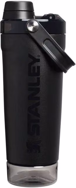 Stanley Vitalize Leakproof Insulated Stainless Steel Shaker Bottle, Black, 0.59 l