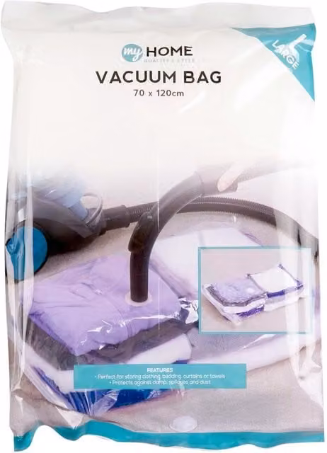 my HOME Large Transparent Plastic Vacuum Bags