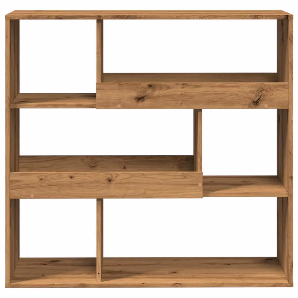 Berkfield Home Artisan Oak Room Divider in Brown, W/D/H: 100 x 33 x 94.5 cm – 4