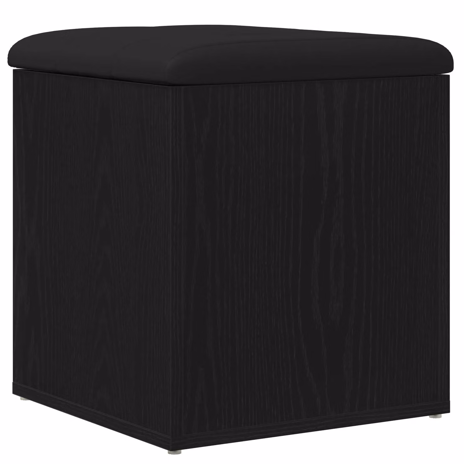 Berkfield Home Black Oak Storage Bench W/D/H: 40 x 40 x 45 cm – 2