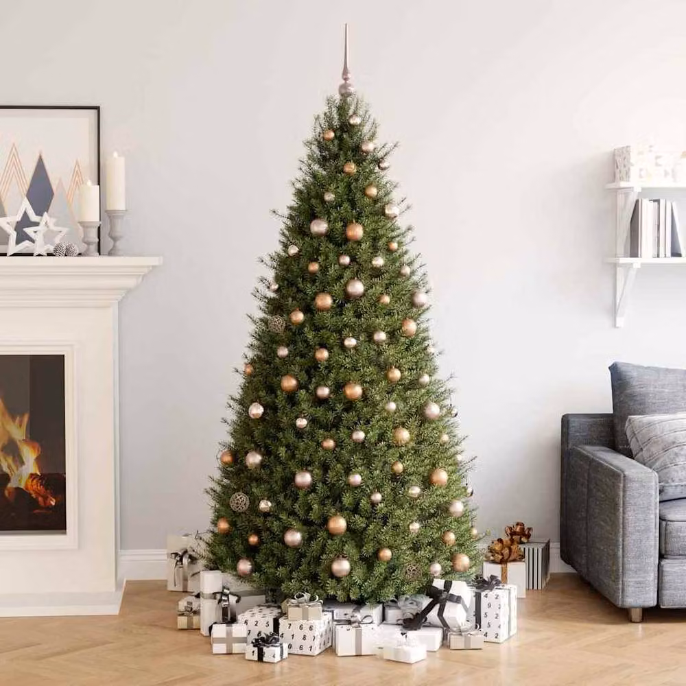 Berkfield Home Beautiful 61 Piece Christmas Ball Set with Peak and 150 LEDs in Rose Gold and Multicolour – 2