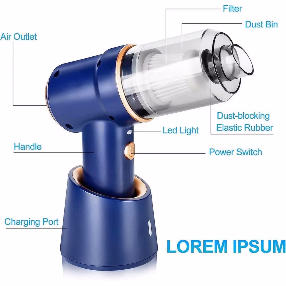 FLAVORA Cordless Electric Air Duster Blower in Blue – 2
