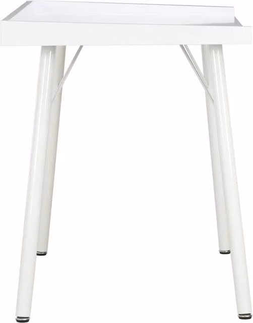 Berkfield Home Modern White Writing Desk W/D/H: 90 x 50 x 79 cm