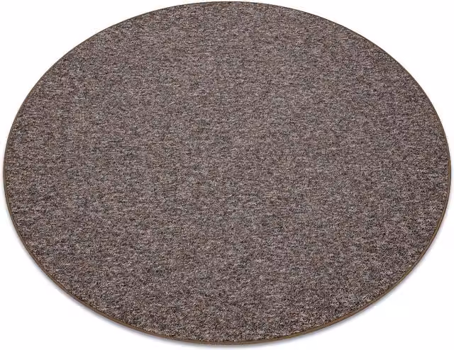 RugsX Superstar Round Rug in Brown, Diameter: 100 cm