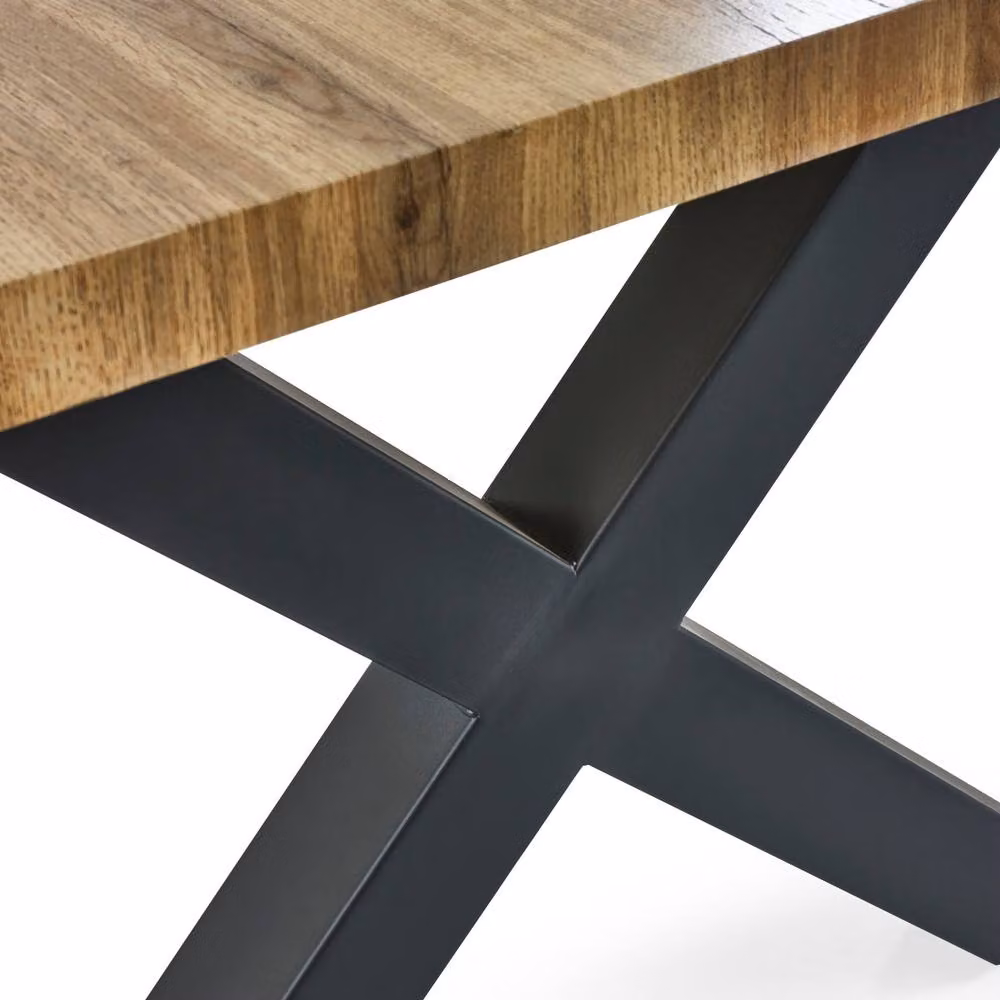 Cheshire Fairmont Contemporary Rectangular Coffee Table in Oak and Black – 2